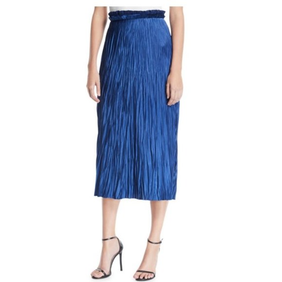 JASON WU Pleated Satin Skirt - Picture 1 of 8
